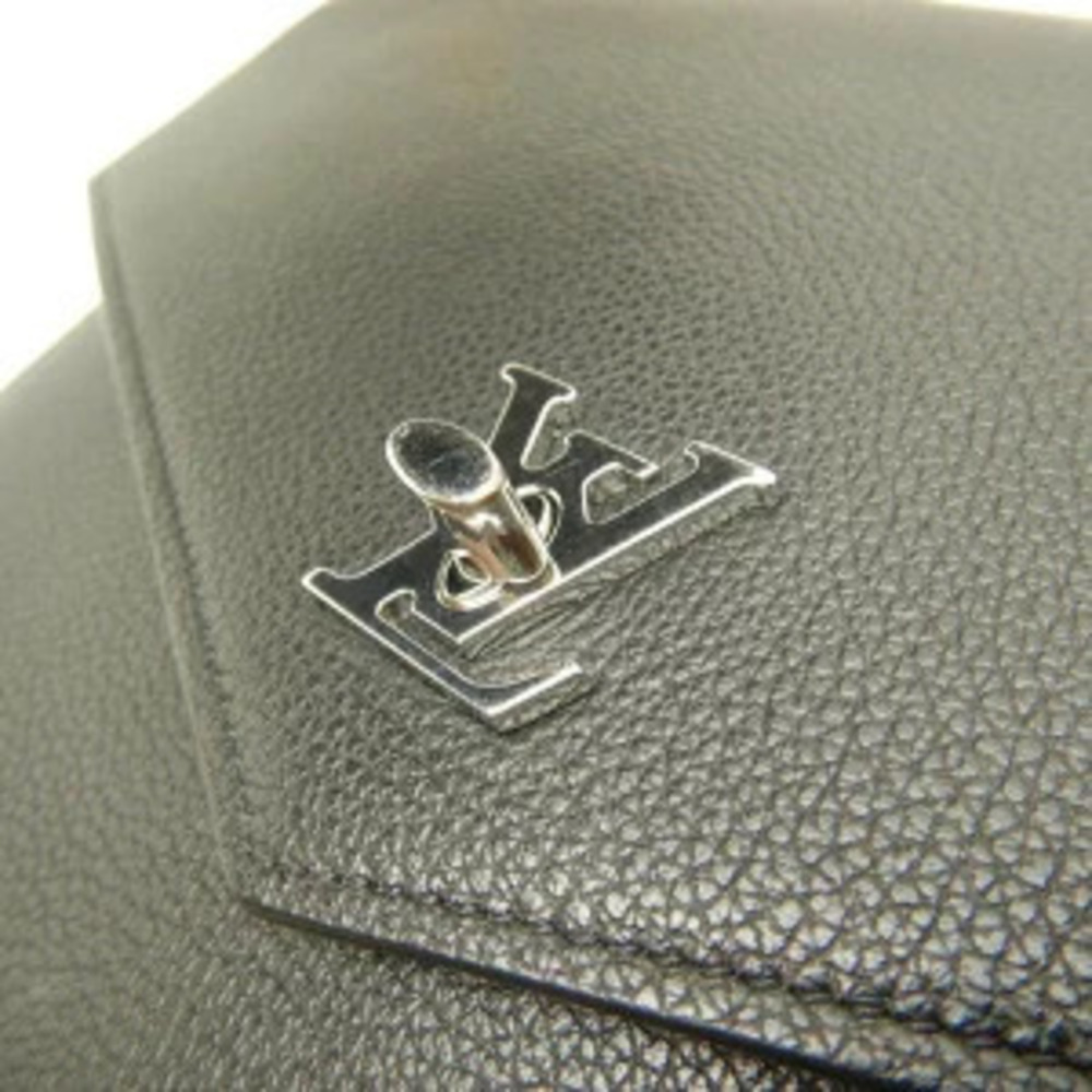 Louis Vuitton Bag Black MyLockme Pochette Calfskin Crossbody Noir - Picture 4 of 9